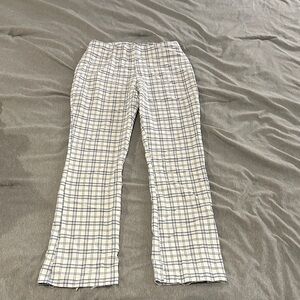 Plaid Women's Trousers